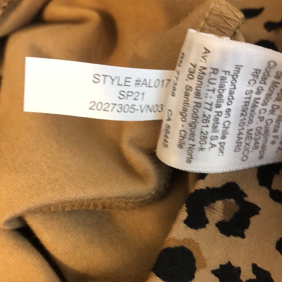 J.Crew Cropped Everyday Leggings Size S Gold Leopard Brown Black Item #AL017 - Picture 10 of 10